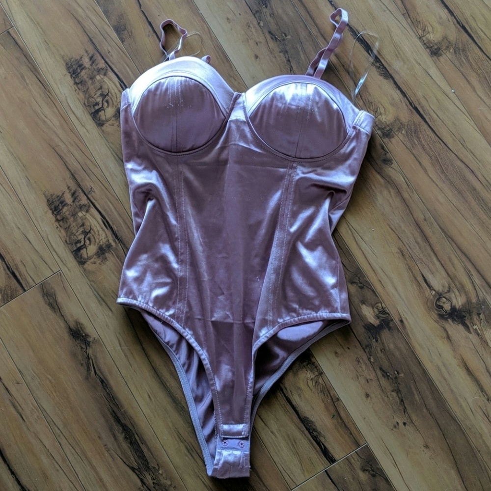 Metallic Pink Bodysuit